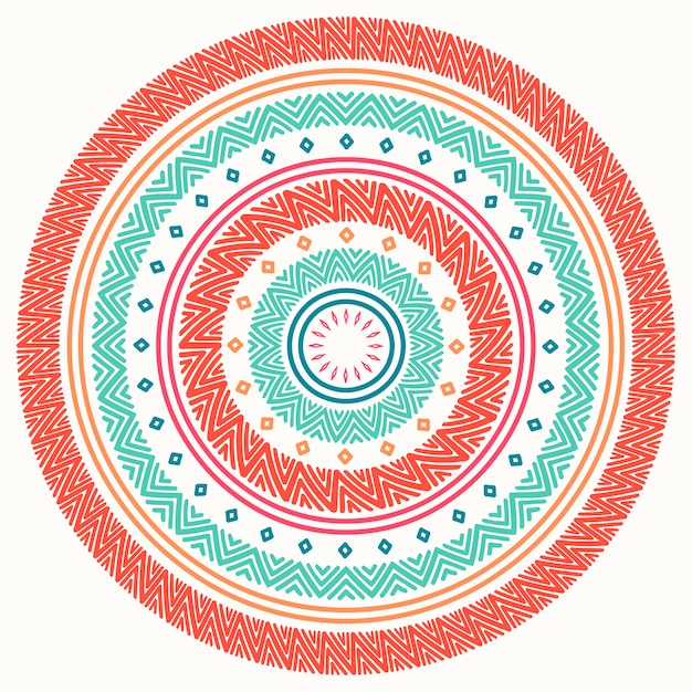 Vector ethnic mandala