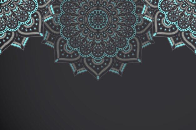 Vector ethnic motive mandala background