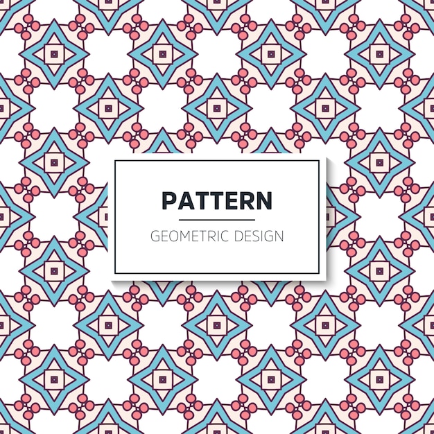 Ethnic motive seamless pattern