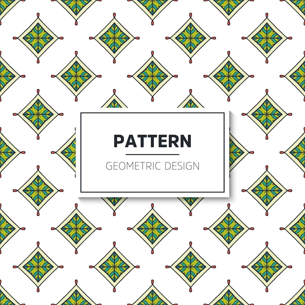 Ethnic motive seamless pattern