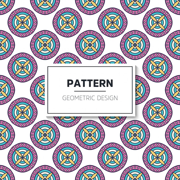 Ethnic motive seamless pattern