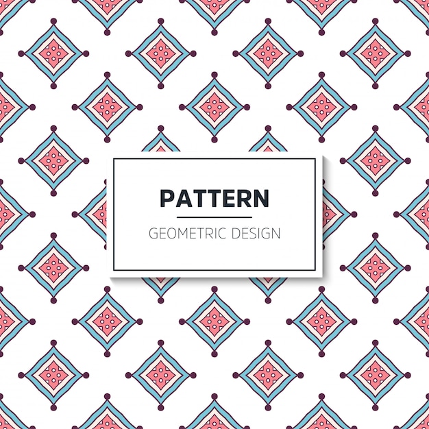 Ethnic motive seamless pattern