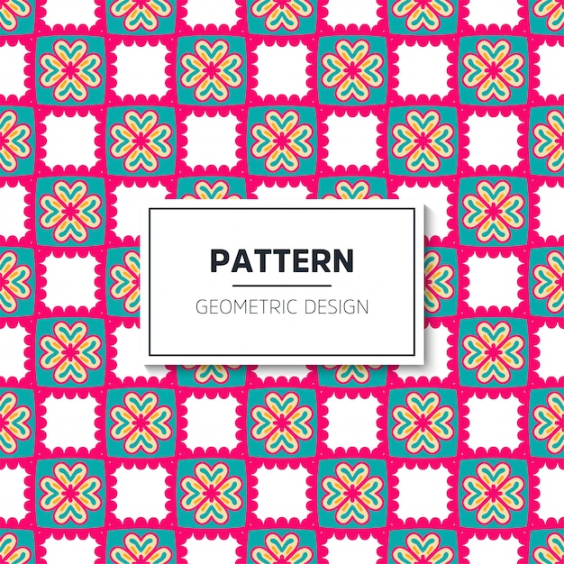 Ethnic motive seamless pattern