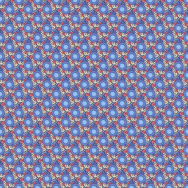 Ethnic motive seamless pattern