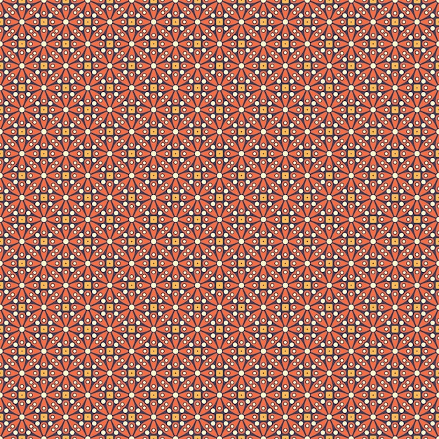 Ethnic motive seamless pattern