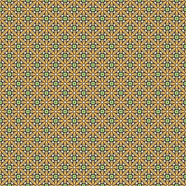 Ethnic motive seamless pattern