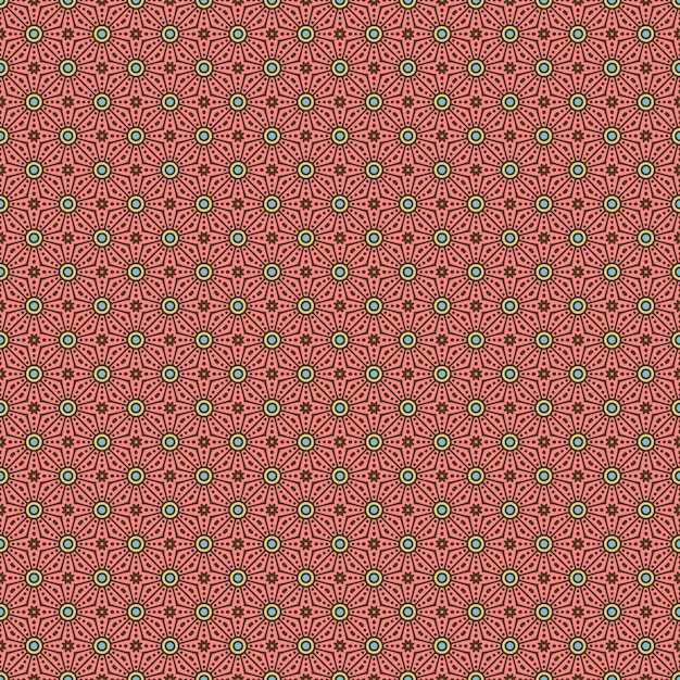 Ethnic motive seamless pattern