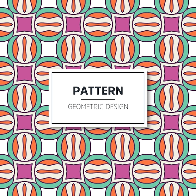 Ethnic motive seamless pattern