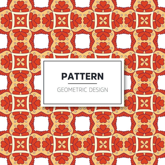 Ethnic motive seamless pattern