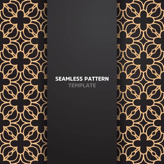 Ethnic motive seamless pattern