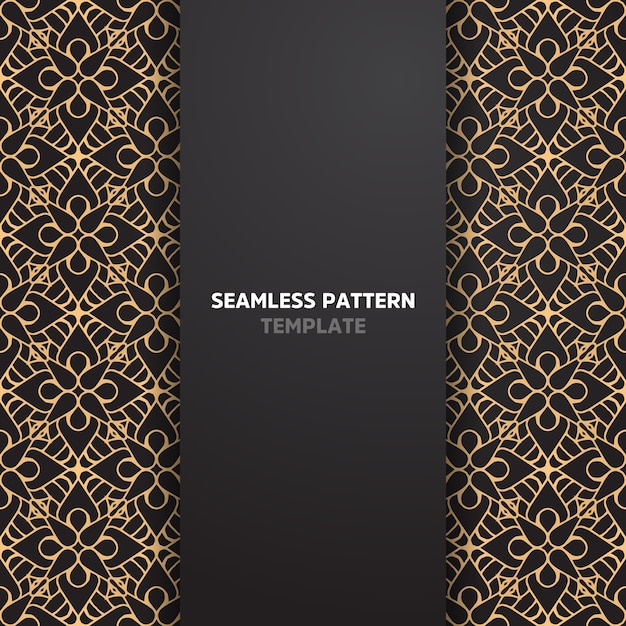 Ethnic motive seamless pattern