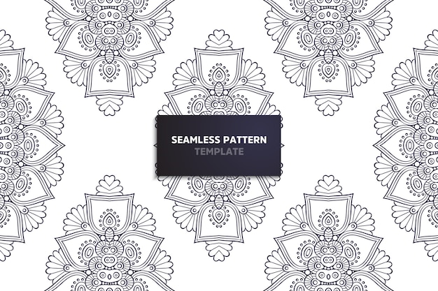 Motivo etnico seamless pattern