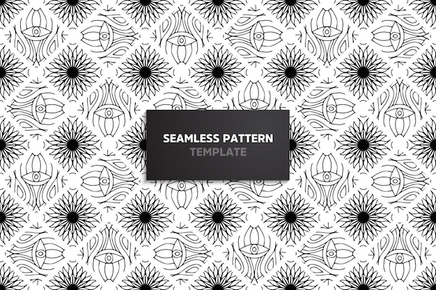 Motivo etnico seamless pattern
