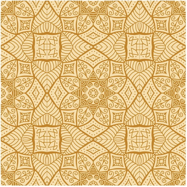 Ethnic ornament decorative seamless pattern