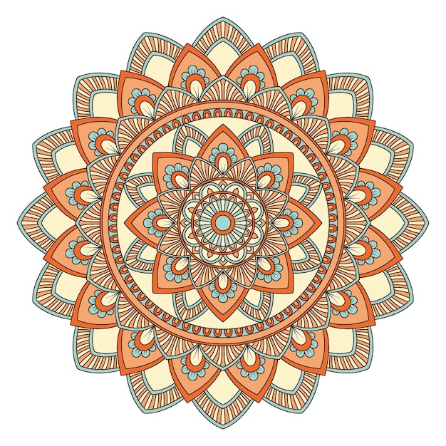 Ethnic ornamental mandala136