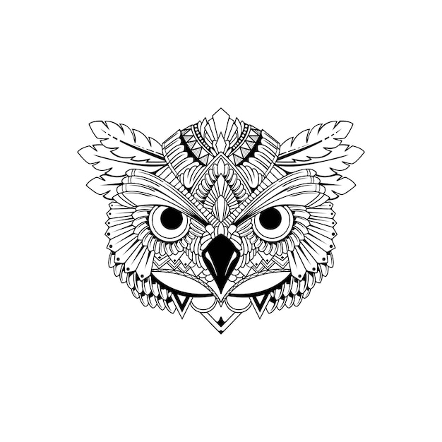 Ethnic owl head