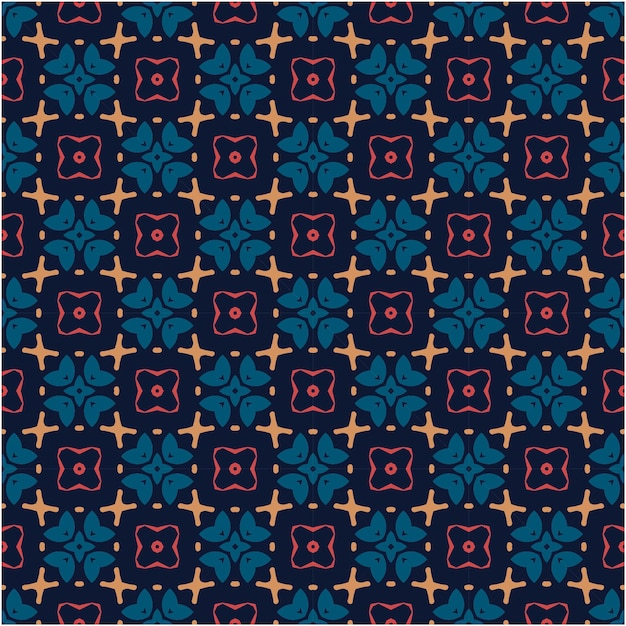 Ethnic pattern design minimalist style