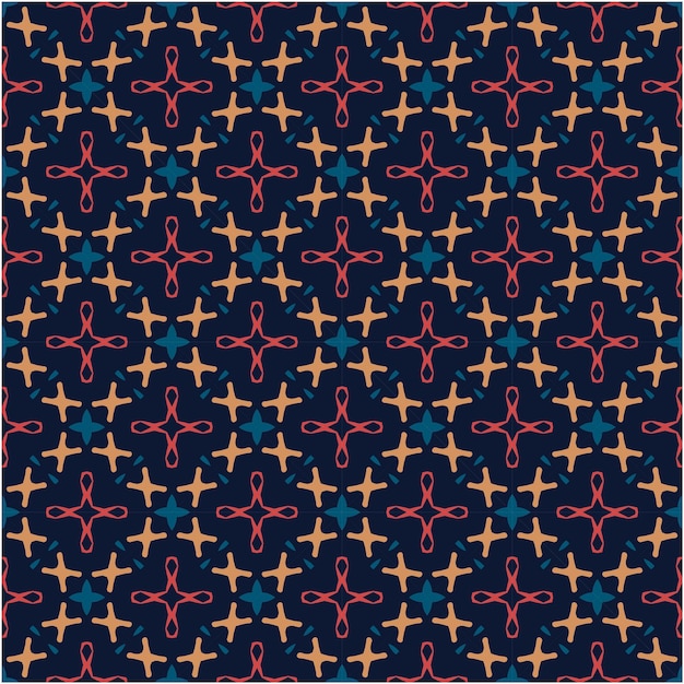 Ethnic pattern design minimalist style