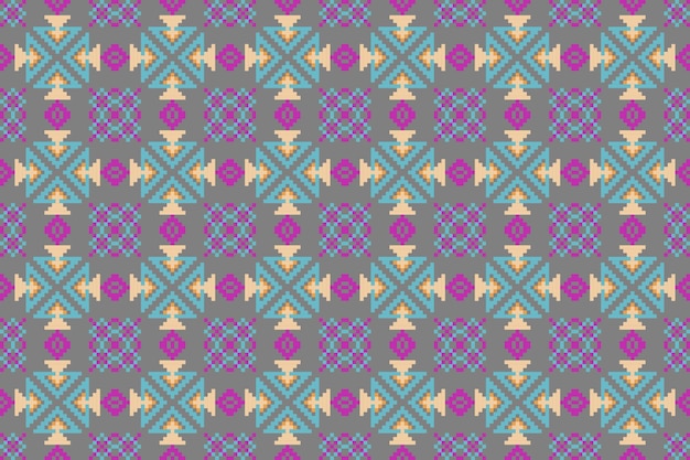 ethnic pattern seamless pixel art for fabric geometric ethnic pattern seamlesspixel pattern art