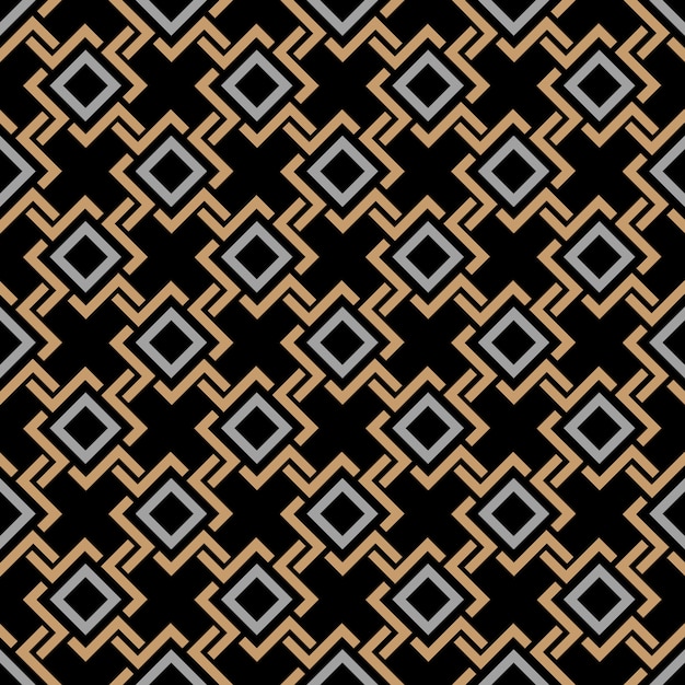 Ethnic seamless geometric pattern in celtic style