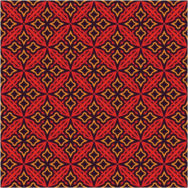 Ethnic seamless pattern design minimalist style