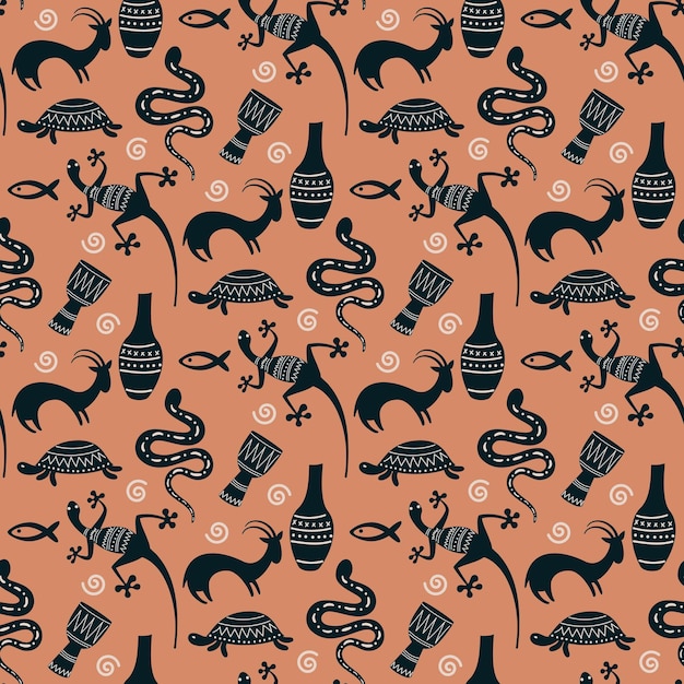 Ethnic seamless pattern