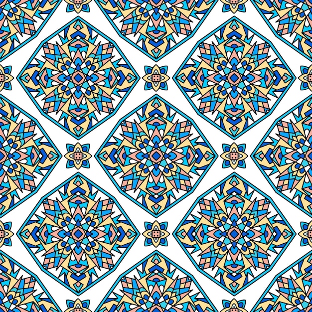 Ethnic tribal art seamless pattern. Geometric print. Boho texture. Cloth design, wallpaper, wrapping.