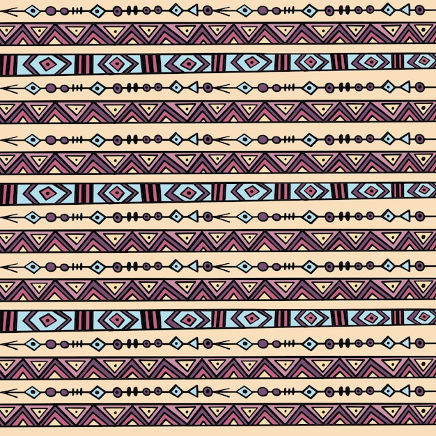 Ethnic tribal ornament Hand painted bright boho texture for fabric scrapbooking wrapping paper greeting