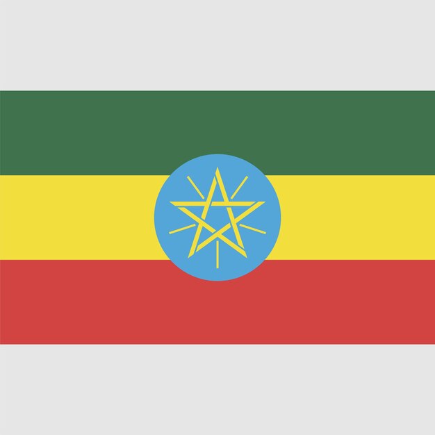 Vector ethopia flag vector and jpg file