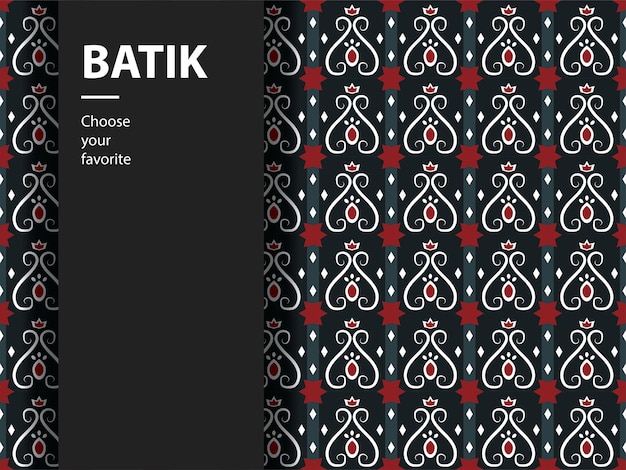 etnische batik vector indonesisch patroon mode naadloos vintage textiel abstract plat cultuur art