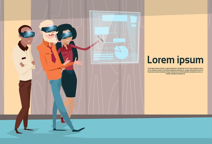 Vector etnische bedrijfsmensengroepseminarie