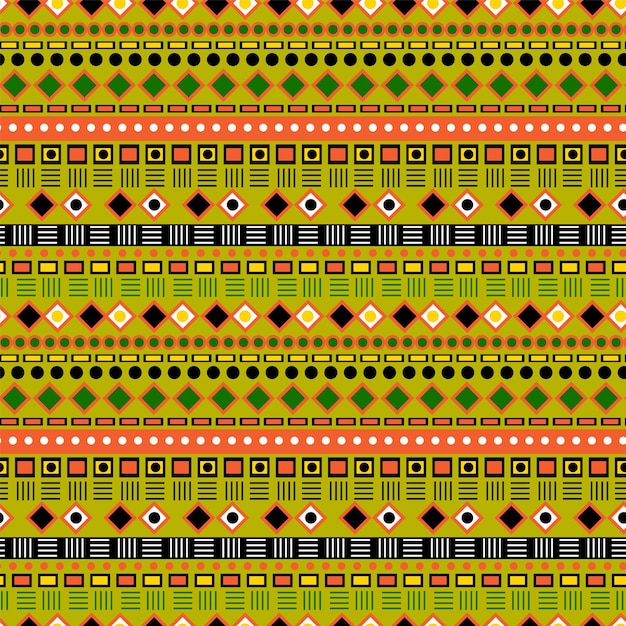 Etnische en tribale motieven Naadloos gestreept patroon Vectorillustratie