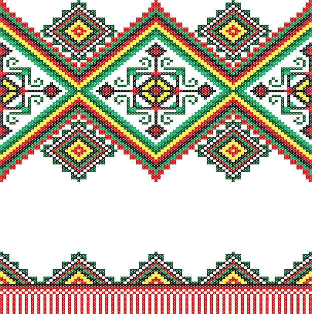 Etnische Oekraïense borduurpatronen