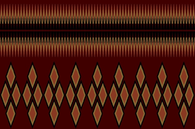 Etnische patronen Geometrisch etnisch Indiaas patroon Inheems etnisch patroon Cross Stitch Border