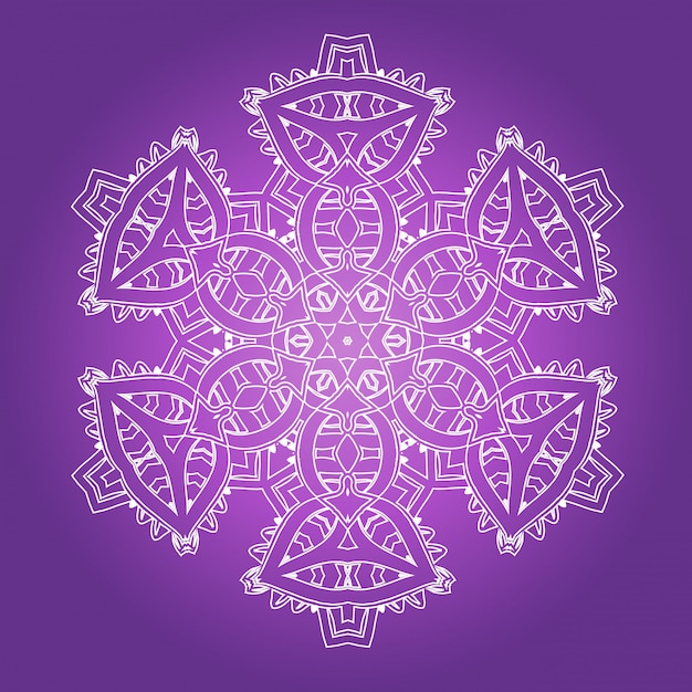 Etnische psychedelische fractal mandala.