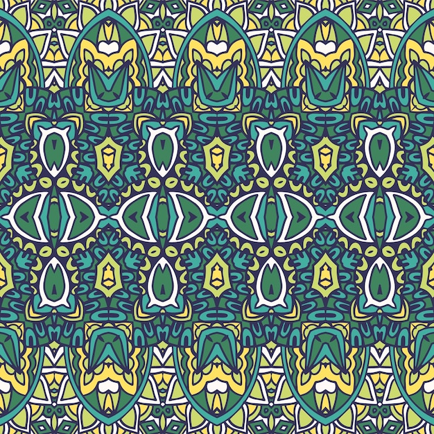 Etnische tribal brihgt Azteekse indianen ornamenten Azteekse geometrische naadloze patroon vestor volkskunst textiel print