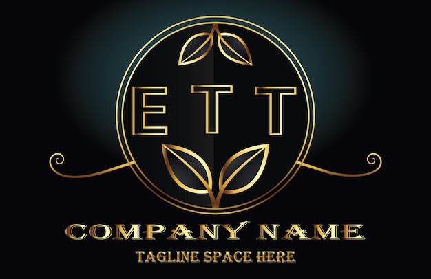 Vector ett letter logo