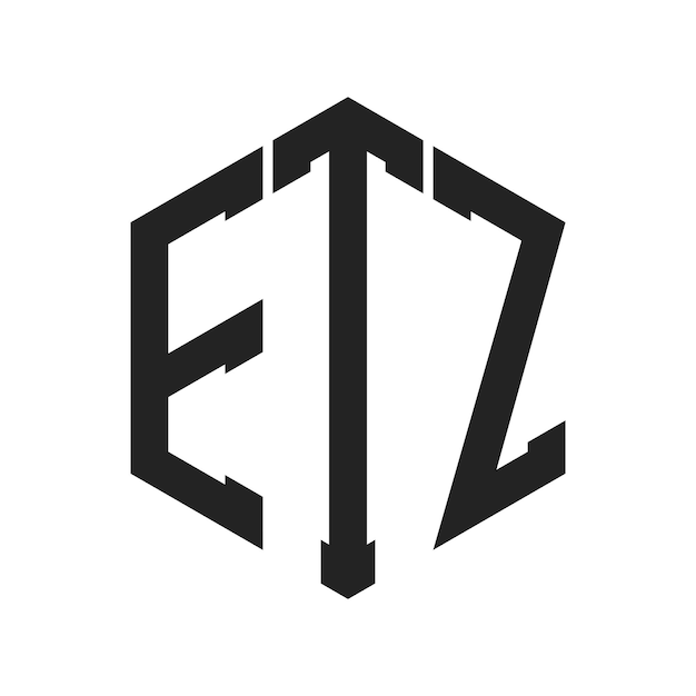 Premium Vector ETZ Logo Design Initial Letter ETZ Monogram Logo using Hexagon shape