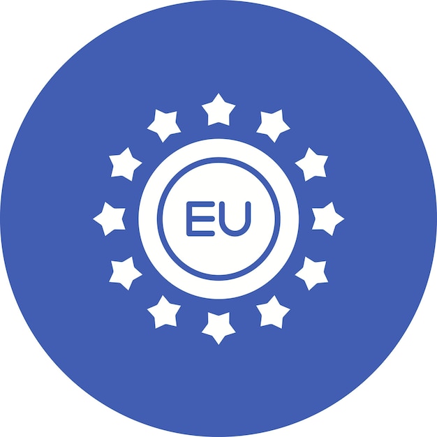 Vector eu icon vector image can be used for gdpr