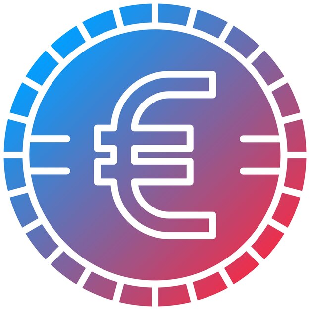 Vector euro icon vector image can be used for fintech