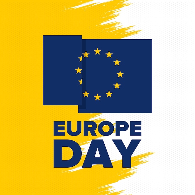 Premium Vector Europe day european holiday in may council of europe
