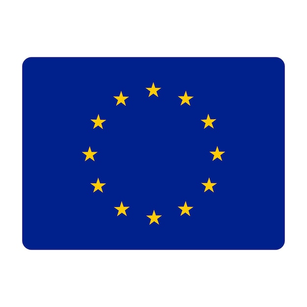 european star icon symbolcircle star vector logo design template europe flag star icon