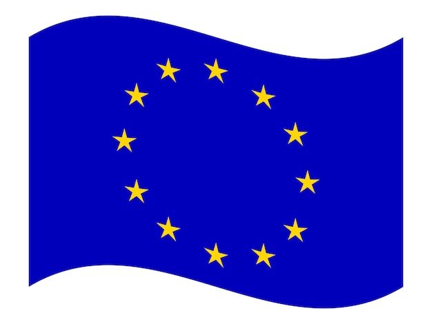 European Union flag vector