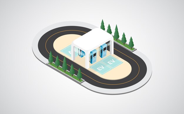 ev station electric vehicle charging station