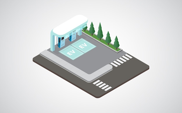 Vector ev station electric vehicle charging station