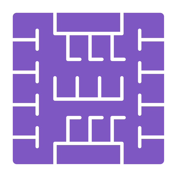Vector evacuation plan icon