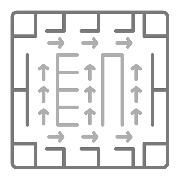 Вектор evacuation plan icon