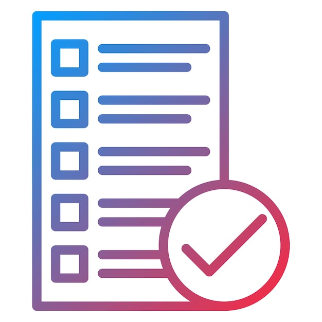 Evaluatie icoon vector afbeelding Kan worden gebruikt voor het wervingsproces