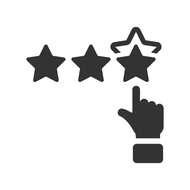評価アイコンによる評価