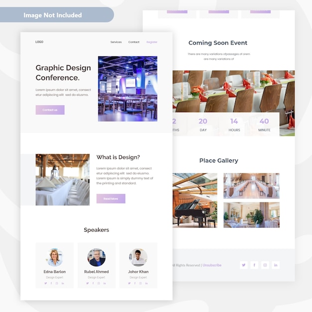 Event & Conference Email Template Design